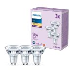 Flerpack 3x Philips LED Spot GU10 PAR16 4W 255lm 36D - 827 Extra Varm Vit