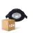 Flerpack 10x Noxion LED Lutningsbar Slim Spot Svart 6W 550lm - 930 Varm Vit | Utskärning   75mm - IP54 - Bästa färgåtergivning 