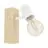 Eglo Vägglampa Townshend 3 Trä Stål Vit | IP20 - Passande för 1x E27