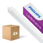 Flerpack 4x Philips LED Allmänbruksarmatur Ledinaire BN021C 15W 1600lm - 840 Kallvit | 90cm